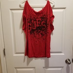 Hot red GUESS top